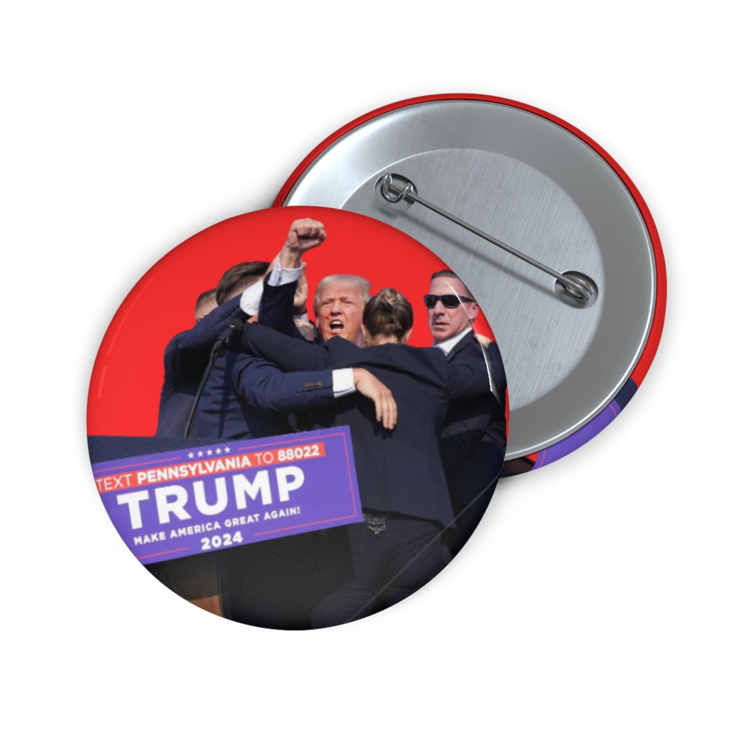 Trump Pin Button