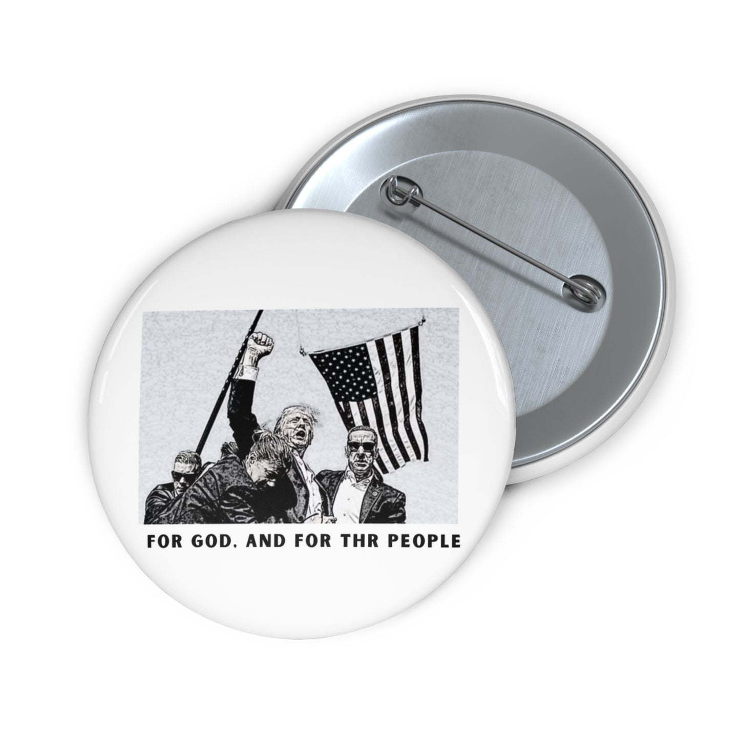 For The People Pin Button
