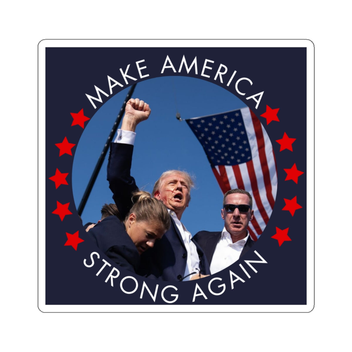 Strong Again Sticker
