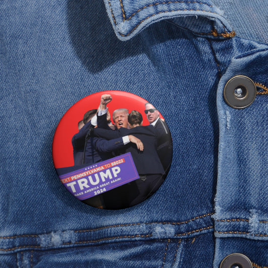 Trump Pin Button